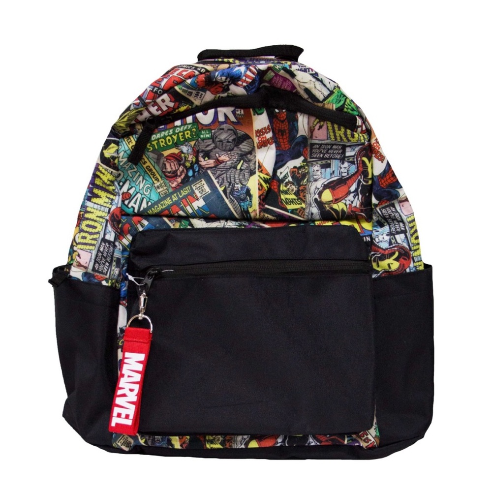 NWT Marvel Comic Book Backpack
